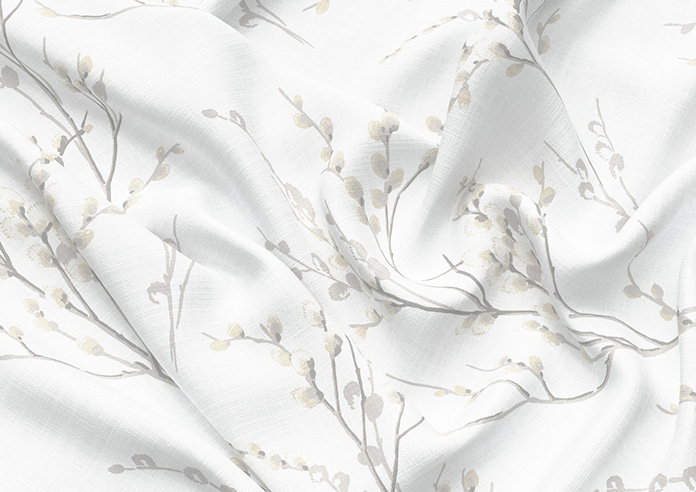 Laura Ashley Pussy Willow, Dove Grey - Twist&Fit Roman Blind - Image 4